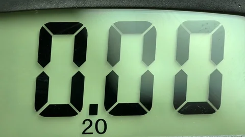 Close up display of digital multimeter Stock Footage 127516490