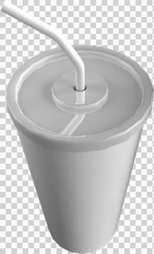 Close up of disposable cup Stock Illustration