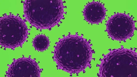Close-up of dissolving virus under microscope., SARS-CoV-2 COVID-19 pandemic. Stock Footage 158727179