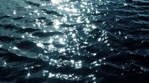 Close Up Of Disturbed sea Water Surface Stock Footage 109622761
