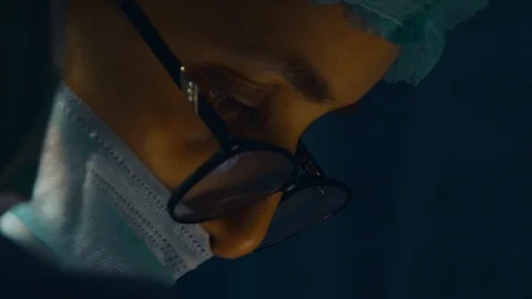 Close up of doctor doing surgery Stock Footage 105824321