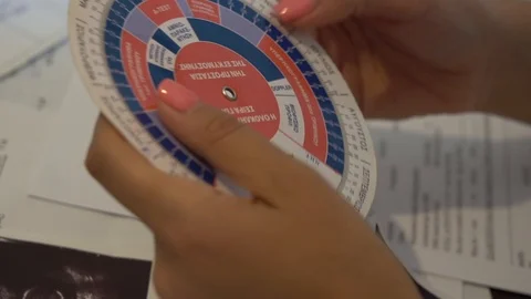 Close up of doctor's hands going through a pregnant woman's exams Stock-Footage 113348009