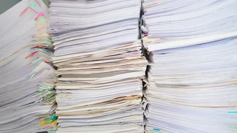Close-up documents papers Stock-Footage 148750897