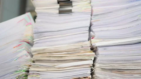Close-up documents papers Stock Footage 148750921