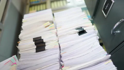 Close-up documents papers Stock Footage 148751016