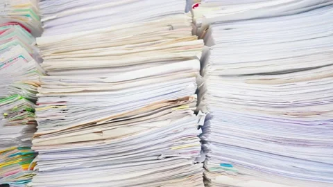 Close-up documents papers Stock Footage 148751023