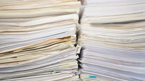 Close-up documents papers Stock Footage 148751122