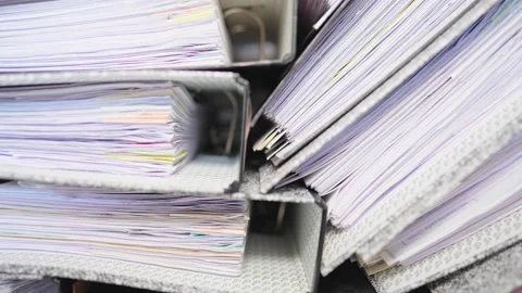 Close-up documents papers Stock Footage 148751811