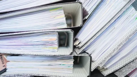 Close-up documents papers Stock Footage 148751859