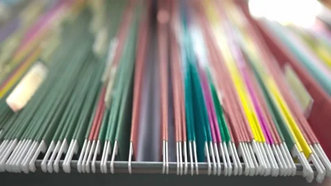 Close-up documents papers Video stock 148752102