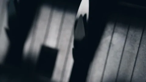 Close up of dollar bills while getting calculated Stock Footage 106783561