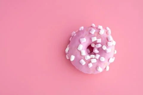 A close up of a donut Stock Photos