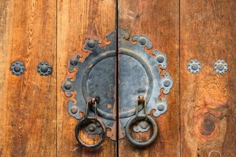 Close up of a door Stock Photos