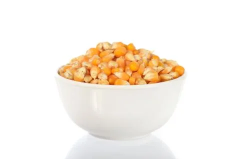 Close-up of Dried corn in clay pot Stock Photos