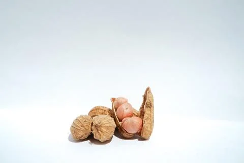 Close up of dried peanut Foto stock
