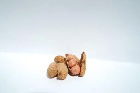 Close up of dried peanut Stock Photos