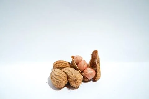 Close up of dried peanut Stock Photos