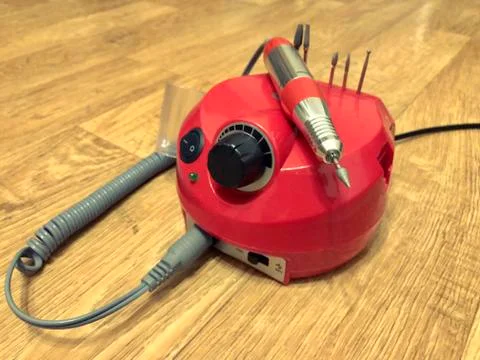 Close-up drill machine for processing nails №3 写真素材