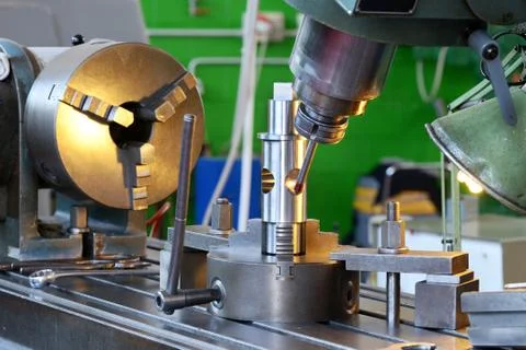 Close Up of Drilling Machine Stock Photos