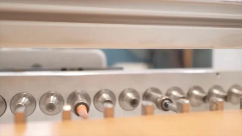 Close-up of a drilling machine. Slow motion. Stock Footage 139061874