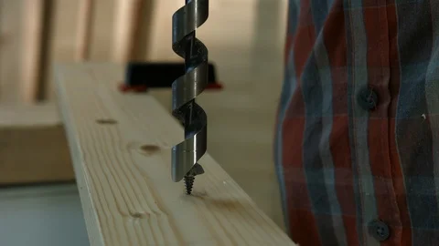 Close up drilling machine working Stock Footage 114712974