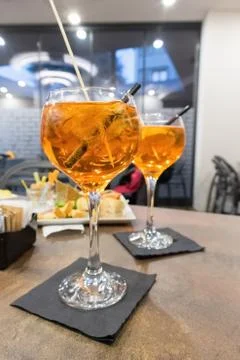 Close-Up Of Drink On Table Stock Photos