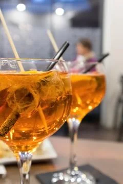 Close-Up Of Drink On Table Stock Photos