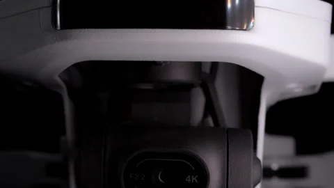 Close Up of Drone Camera in Dark Stock Footage 276297656