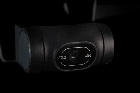 Close Up of Drone Camera in Dark Stock Photos