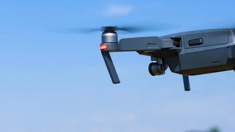 Close up of a drone in flight Stock Footage 91952926