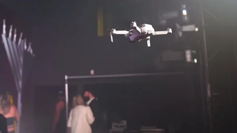 Close up of Drone indoors Stock Footage 170952529