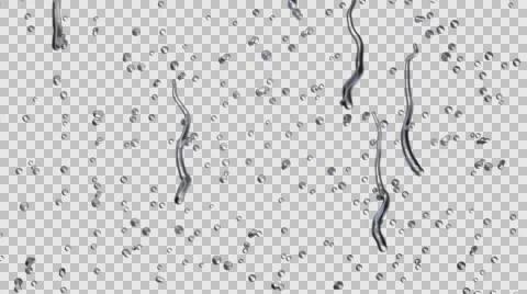 Close Up Of Droplets On Window Alpha Channel Stock Footage 57462805