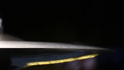 Close up of drum plate hi hat and a drummer playing on drums Stock Footage 85877752