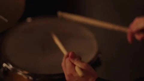 Close up on Drum Roll Stock-Footage 342485489