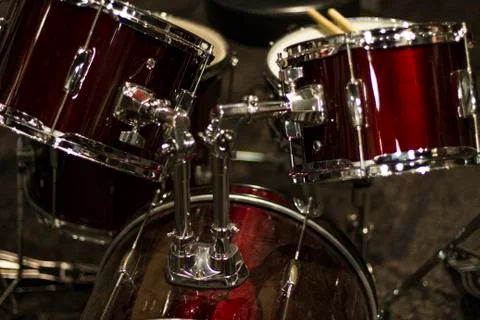 Close Up Drum Set Stock Photos