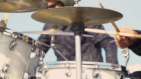 Close up drummer solo Video stock 106291386