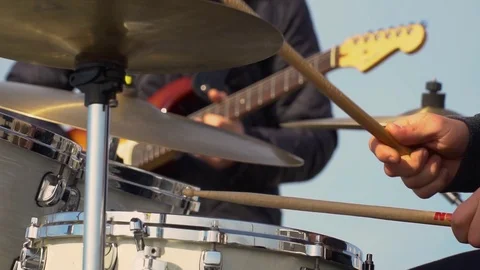 Close up drummer solo Video stock 106291526