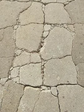 Close Up of Dry Cracked Soil Texture Background Stock Photos