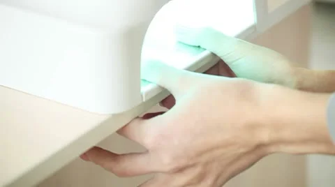 Close-up dry nails Stock Footage 10724177