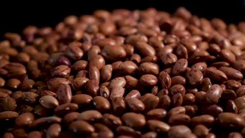 Close Up of Dry Red Kidney Beans Stock Footage 329967836