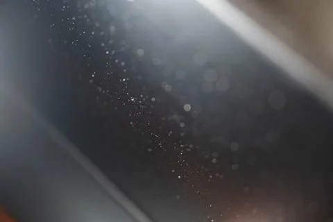 Close-up of Dust Particles on a Surface Stock Photos