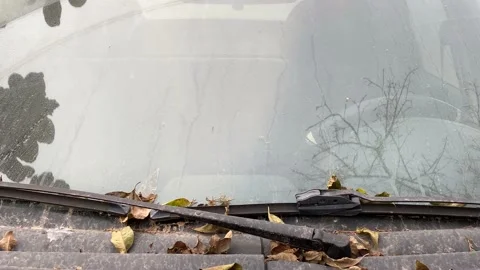 Close up of a dusty and old abandoned car 库存影片 135840195
