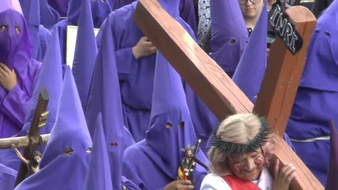 Close up of Easter Procession Video stock 75011305