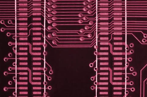 Close up of ed micro circuit board. Abstract technology background. Image t.. Stock-Fotos