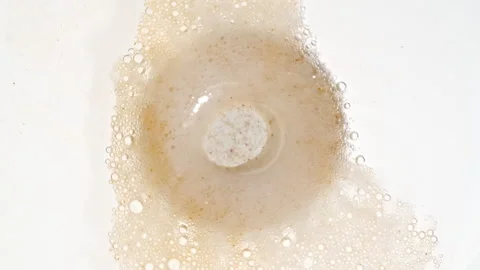 Close-up Effervescent tablet aspirin, vitamins on a white background. Macro shot 스톡 동영상 276532189