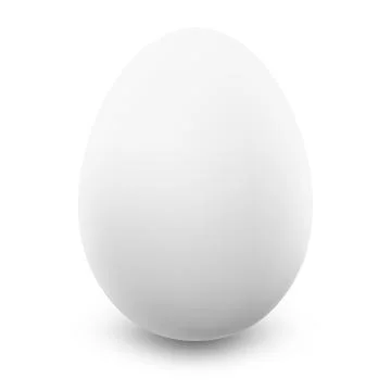 Close up of egg white isolated. EPS 10 Stock Illustration