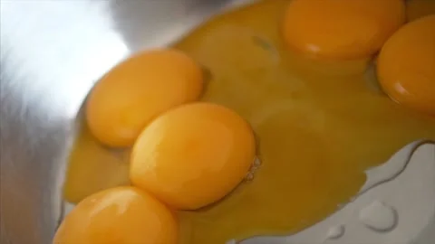 Close up on a Egg yolk 스톡 동영상 237205906