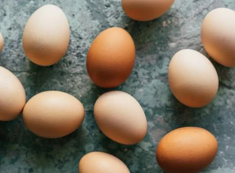 Close up of eggs Stock Photos