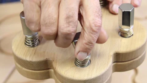 Close-up of an elderly man's hand is engaged in rehabilitation exercises hand Stock Footage 143205363