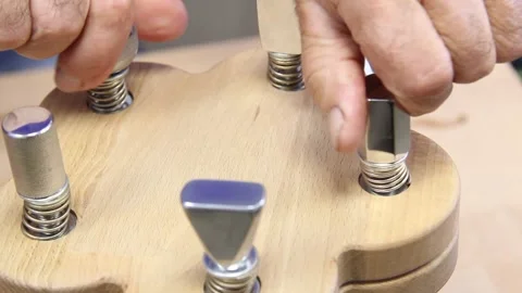 Close-up of an elderly man's hand is engaged in rehabilitation exercises hand Stock Footage 143205483